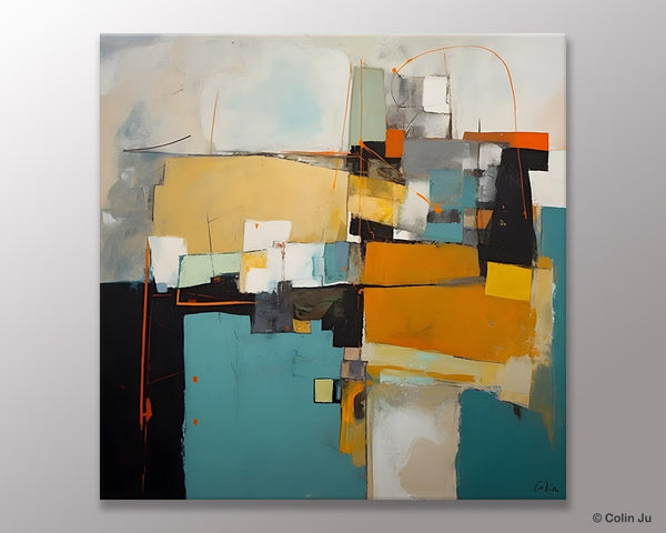 Contemporary Canvas Art for Living Room, Modern Acrylic Paintings, Original Modern Paintings, Extra Large Abstract Paintings on Canvas-HomePaintingDecor