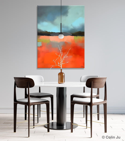 Original Canvas Artwork, Contemporary Acrylic Painting on Canvas, Large Wall Art Painting for Bedroom, Oversized Abstract Wall Art Paintings-HomePaintingDecor