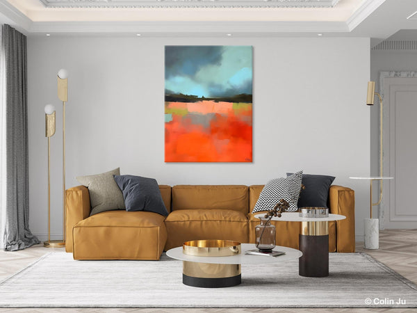 Original Canvas Artwork, Contemporary Acrylic Painting on Canvas, Large Wall Art Painting for Bedroom, Oversized Abstract Wall Art Paintings-HomePaintingDecor
