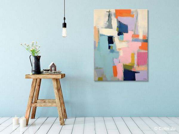 Large Wall Art Painting for Bedroom, Original Canvas Art, Contemporary Acrylic Painting on Canvas, Oversized Modern Abstract Wall Paintings-HomePaintingDecor