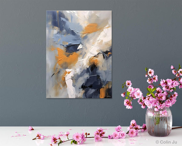 Contemporary Acrylic Paintings on Canvas, Large Wall Art Paintings for Bedroom, Oversized Abstract Wall Art Paintings, Original Abstract Art-HomePaintingDecor