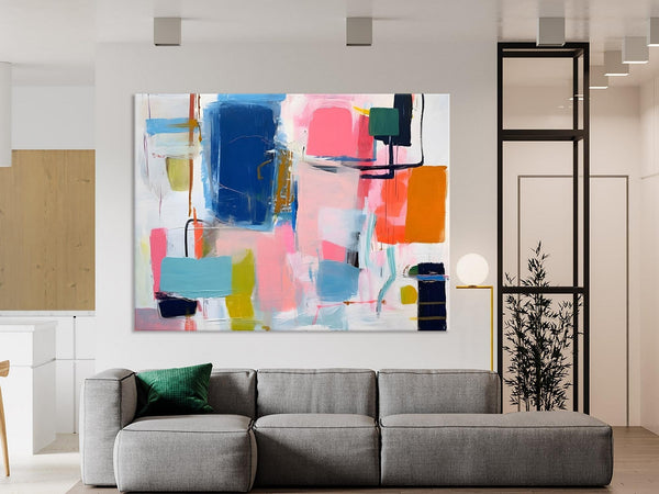 Large Wall Art Painting for Bedroom, Original Canvas Art, Oversized Modern Abstract Wall Paintings, Contemporary Acrylic Painting on Canvas-HomePaintingDecor