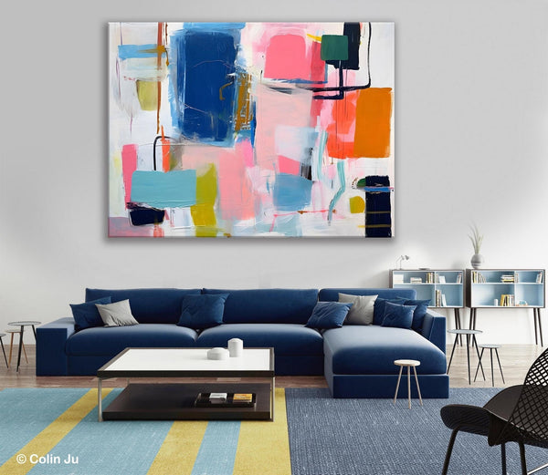 Large Wall Art Painting for Bedroom, Original Canvas Art, Oversized Modern Abstract Wall Paintings, Contemporary Acrylic Painting on Canvas-HomePaintingDecor