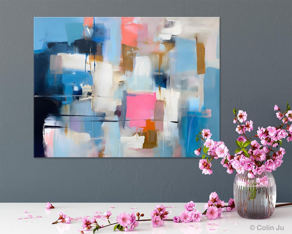 Large Wall Art Paintings, Simple Canvas Art, Contemporary Painting on Canvas, Original Canvas Wall Art for sale, Simple Abstract Paintings-HomePaintingDecor