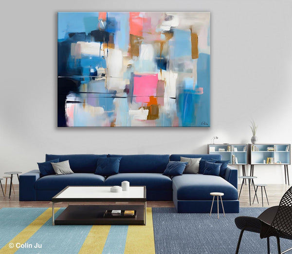 Large Wall Art Paintings, Simple Canvas Art, Contemporary Painting on Canvas, Original Canvas Wall Art for sale, Simple Abstract Paintings-HomePaintingDecor