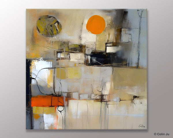Large Abstract Art for Bedroom, Simple Modern Acrylic Art, Modern Original Abstract Art, Canvas Paintings for Sale, Contemporary Canvas Art-HomePaintingDecor