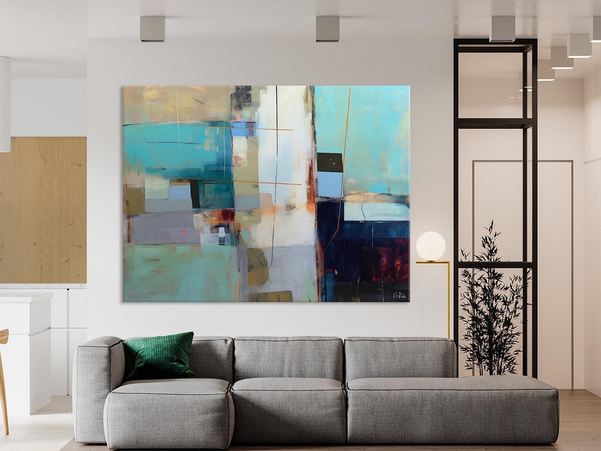 Hand Painted Original Canvas Wall Art, Large Canvas Art Painting for Bedroom, Huge Modern Abstract Paintings, Contemporary Acrylic Paintings-HomePaintingDecor