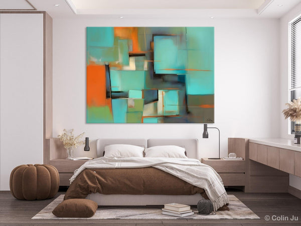 Large Canvas Art Painting for Bedroom, Huge Modern Abstract Paintings, Hand Painted Original Canvas Wall Art, Contemporary Acrylic Paintings-HomePaintingDecor