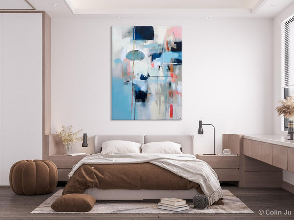 Large Wall Paintings for Bedroom, Contemporary Abstract Paintings on Canvas, Oversized Abstract Wall Art Paintings, Original Abstract Art-HomePaintingDecor