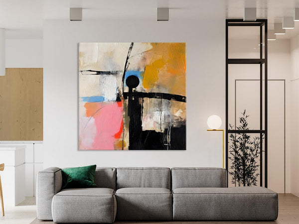 Extra Large Abstract Paintings for Bedroom, Original Modern Acrylic Wall Art, Modern Canvas Art Paintings, Abstract Wall Art for Dining Room-HomePaintingDecor