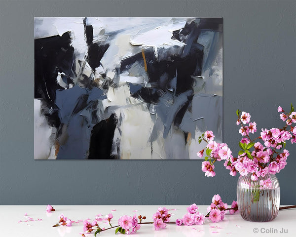 Simple Canvas Art, Contemporary Painting on Canvas, Extra Large Wall Art Paintings, Original Canvas Art for sale, Simple Abstract Paintings-HomePaintingDecor