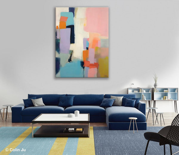 Original Abstract Art, Contemporary Acrylic Art on Canvas, Large Wall Art Painting for Bedroom, Oversized Modern Abstract Wall Paintings-HomePaintingDecor
