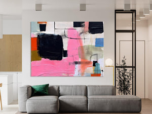 Contemporary Painting on Canvas, Extra Large Wall Art Paintings, Simple Canvas Art, Original Canvas Art for sale, Simple Abstract Paintings-HomePaintingDecor