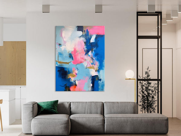 Large Abstract Painting for Bedroom, Oversized Canvas Wall Art Paintings, Original Modern Artwork, Contemporary Acrylic Painting on Canvas-HomePaintingDecor
