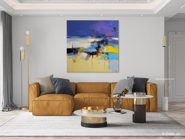 Original Modern Abstract Artwork, Geometric Modern Canvas Art, Extra Large Canvas Paintings for Living Room, Abstract Wall Art for Sale-HomePaintingDecor