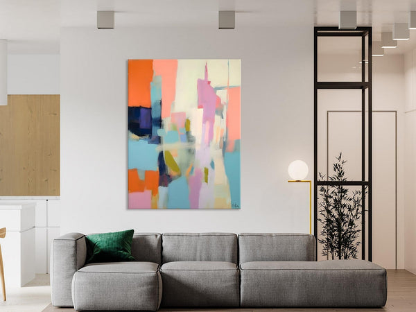 Large Modern Canvas Art for Bedroom, Original Wall Art Paintings, Large Paintings for Sale, Hand Painted Canvas Art, Acrylic Art on Canvas-HomePaintingDecor