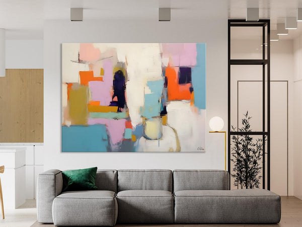 Oversized Abstract Wall Art Paintings, Large Wall Painting for Living Room, Contemporary Abstract Paintings on Canvas, Original Abstract Art-HomePaintingDecor