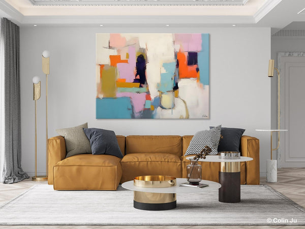 Oversized Abstract Wall Art Paintings, Large Wall Painting for Living Room, Contemporary Abstract Paintings on Canvas, Original Abstract Art-HomePaintingDecor