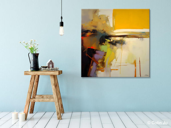 Large Abstract Art for Bedroom, Modern Acrylic Art, Modern Original Abstract Art, Simple Canvas Paintings for Sale, Contemporary Canvas Art-HomePaintingDecor