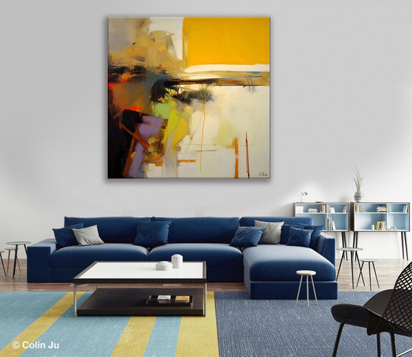 Large Abstract Art for Bedroom, Modern Acrylic Art, Modern Original Abstract Art, Simple Canvas Paintings for Sale, Contemporary Canvas Art-HomePaintingDecor