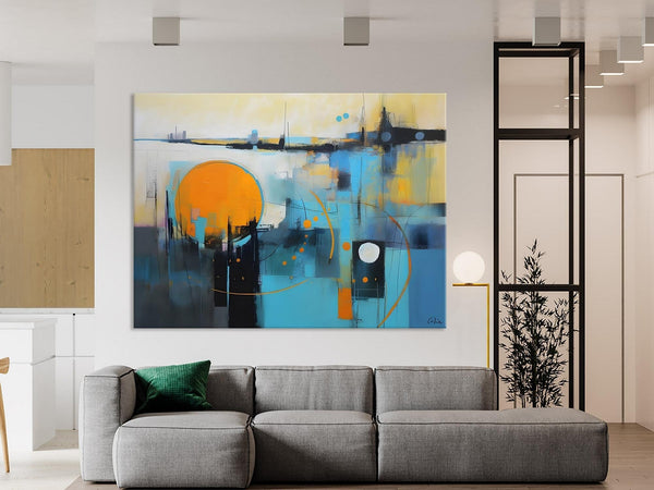 Oversized Canvas Wall Art Paintings, Original Modern Artwork, Large Abstract Painting for Bedroom, Contemporary Acrylic Painting on Canvas-HomePaintingDecor