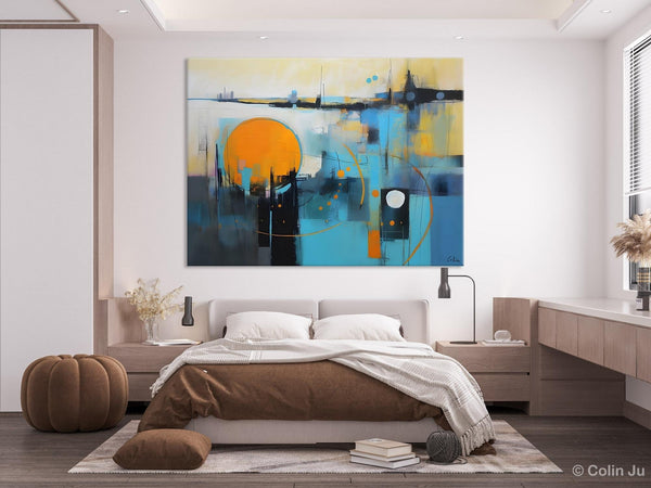 Oversized Canvas Wall Art Paintings, Original Modern Artwork, Large Abstract Painting for Bedroom, Contemporary Acrylic Painting on Canvas-HomePaintingDecor