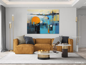 Oversized Canvas Wall Art Paintings, Original Modern Artwork, Large Abstract Painting for Bedroom, Contemporary Acrylic Painting on Canvas-HomePaintingDecor