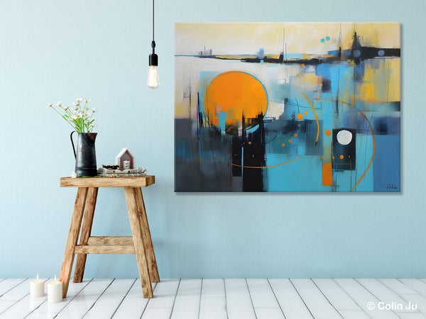 Oversized Canvas Wall Art Paintings, Original Modern Artwork, Large Abstract Painting for Bedroom, Contemporary Acrylic Painting on Canvas-HomePaintingDecor