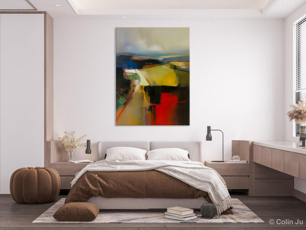 Oversized Abstract Wall Art Paintings, Large Wall Paintings for Bedroom, Contemporary Abstract Paintings on Canvas, Original Abstract Art-HomePaintingDecor