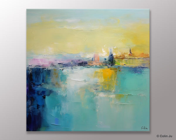 Modern Canvas Paintings, Contemporary Canvas Art, Original Modern Wall Art, Modern Acrylic Artwork, Large Abstract Painting for Bedroom-HomePaintingDecor