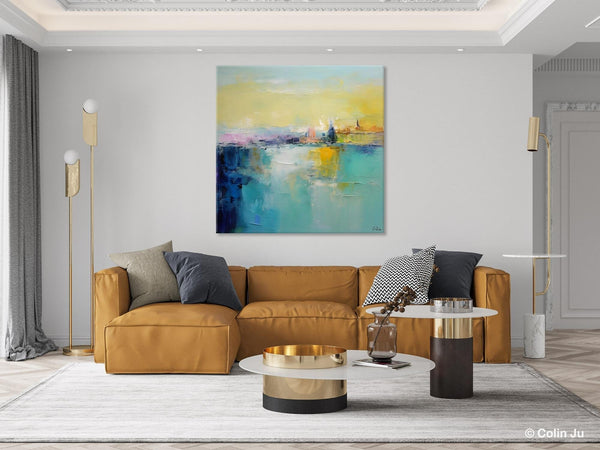 Modern Canvas Paintings, Contemporary Canvas Art, Original Modern Wall Art, Modern Acrylic Artwork, Large Abstract Painting for Bedroom-HomePaintingDecor