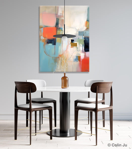 Large Wall Paintings for Bedroom, Original Abstract Art, Contemporary Abstract Paintings on Canvas, Oversized Abstract Wall Art Paintings-HomePaintingDecor