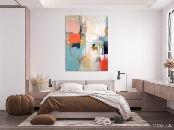 Large Wall Paintings for Bedroom, Original Abstract Art, Contemporary Abstract Paintings on Canvas, Oversized Abstract Wall Art Paintings-HomePaintingDecor