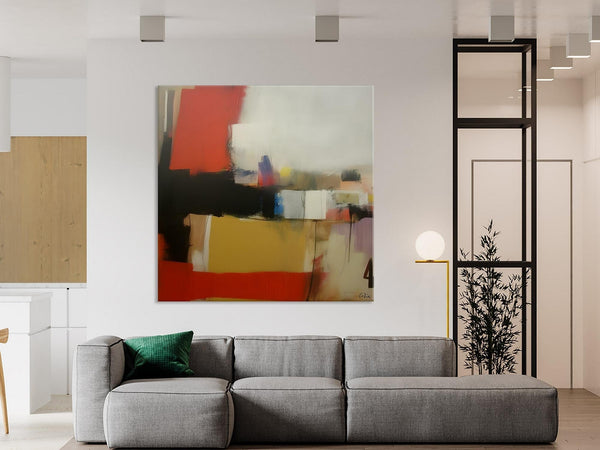 Modern Original Abstract Art, Canvas Paintings for Sale, Large Wall Art for Bedroom, Geometric Modern Acrylic Art, Contemporary Canvas Art-HomePaintingDecor