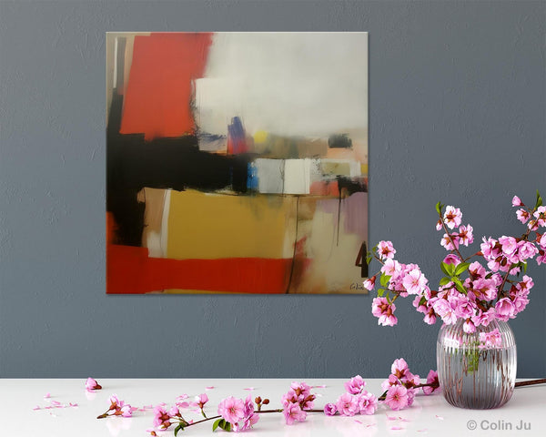 Modern Original Abstract Art, Canvas Paintings for Sale, Large Wall Art for Bedroom, Geometric Modern Acrylic Art, Contemporary Canvas Art-HomePaintingDecor