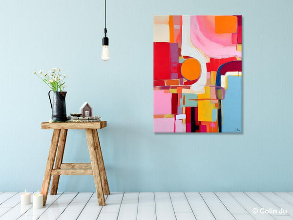 Simple Modern Wall Art, Oversized Contemporary Canvas Art, Original Abstract Paintings, Extra Large Acrylic Painting for Living Room-HomePaintingDecor