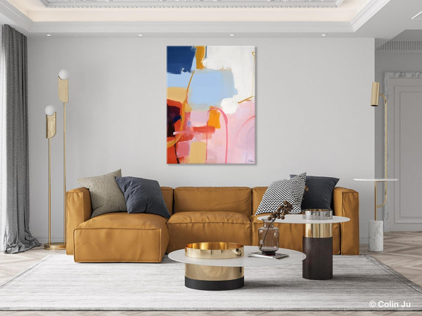 Contemporary Acrylic Painting on Canvas, Large Wall Art Painting for Bedroom, Original Canvas Art, Oversized Modern Abstract Wall Paintings-HomePaintingDecor