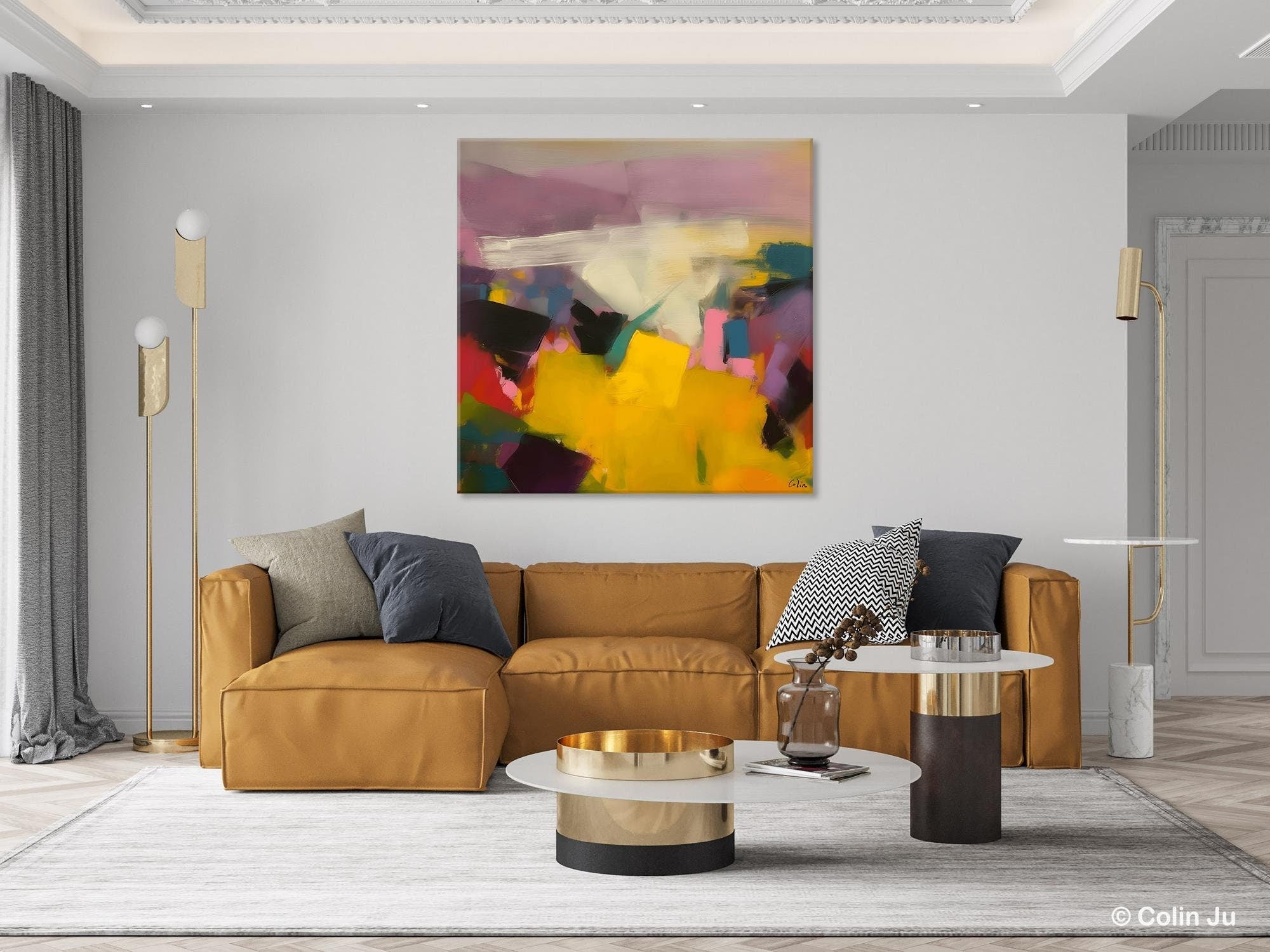 Original Canvas Wall Art, Contemporary Acrylic Paintings, Hand Painted Canvas Art, Modern Abstract Artwork, Large Abstract Painting for Sale-HomePaintingDecor