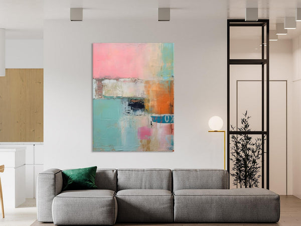 Canvas Paintings for Dining Room, Oversized Modern Wall Art, Acrylic Painting on Canvas, Contemporary Paintings, Original Abstract Paintings-HomePaintingDecor