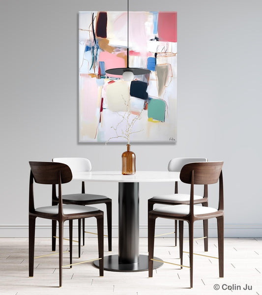 Abstract Painting on Canvas, Contemporary Acrylic Paintings, Extra Large Canvas Painting for Bedroom, Original Abstract Wall Art for Sale-HomePaintingDecor