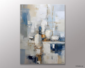 Oversized Contemporary Acrylic Paintings, Modern Abstract Paintings, Original Canvas Wall Art, Extra Large Canvas Painting for Living Room-HomePaintingDecor