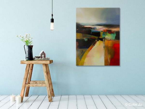 Original Landscape Paintings, Acrylic Painting on Canvas, Extra Large Paintings for Bedroom, Modern Paintings, Large Contemporary Wall Art-HomePaintingDecor
