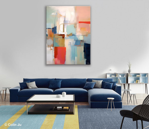 Contemporary Acrylic Painting on Canvas, Large Wall Art Painting for Living Room, Original Canvas Art, Modern Abstract Wall Paintings-HomePaintingDecor