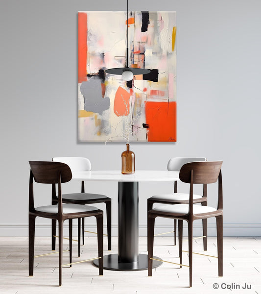 Acrylic Painting on Canvas, Contemporary Painting, Canvas Paintings for Dining Room, Extra Large Modern Wall Art, Original Abstract Painting-HomePaintingDecor