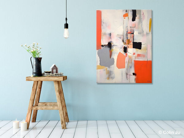 Acrylic Painting on Canvas, Contemporary Painting, Canvas Paintings for Dining Room, Extra Large Modern Wall Art, Original Abstract Painting-HomePaintingDecor
