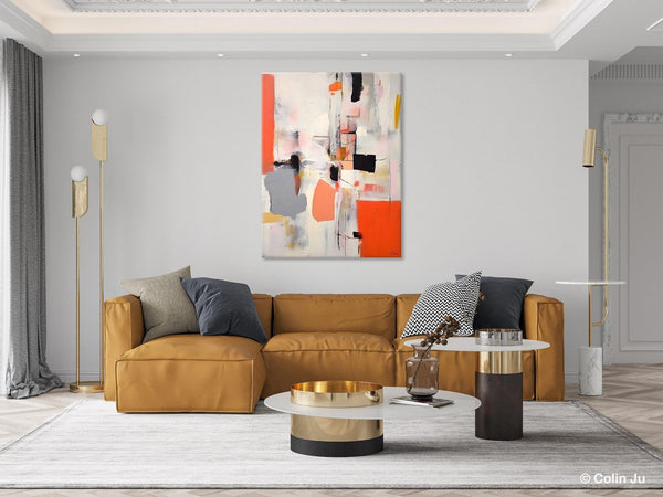Acrylic Painting on Canvas, Contemporary Painting, Canvas Paintings for Dining Room, Extra Large Modern Wall Art, Original Abstract Painting-HomePaintingDecor