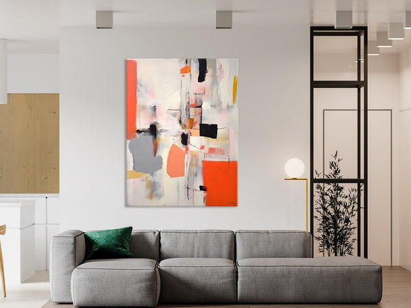 Acrylic Painting on Canvas, Contemporary Painting, Canvas Paintings for Dining Room, Extra Large Modern Wall Art, Original Abstract Painting-HomePaintingDecor