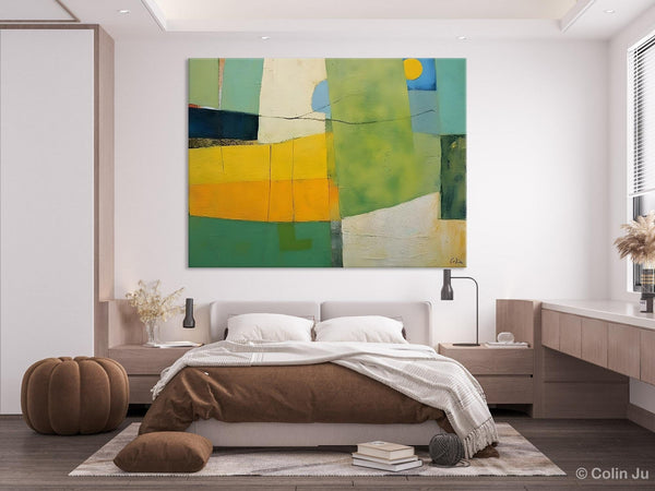 Original Canvas Artwork, Large Wall Art Painting for Dining Room, Contemporary Acrylic Painting on Canvas, Modern Abstract Wall Paintings-HomePaintingDecor