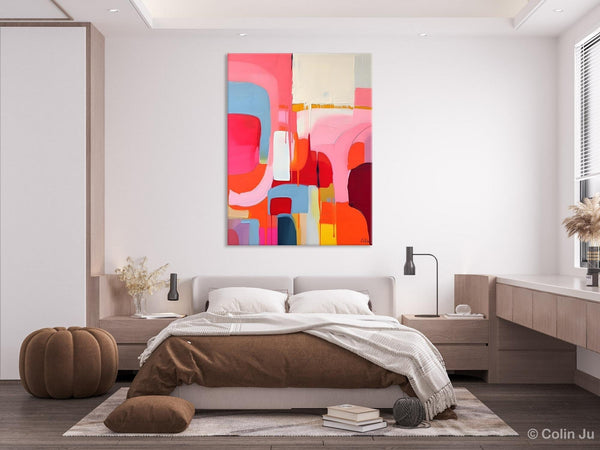 Contemporary Acrylic Painting on Canvas, Simple Abstract Art, Large Painting for Dining Room, Original Canvas Artwork, Wall Art Paintings-HomePaintingDecor