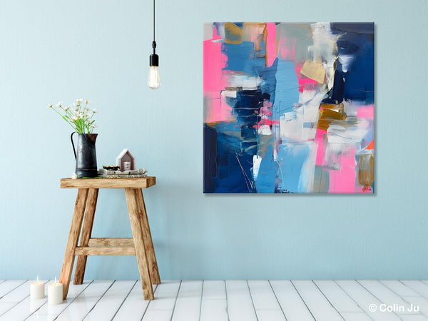 Canvas Art, Original Modern Wall Art, Modern Acrylic Artwork, Modern Canvas Paintings, Contemporary Large Abstract Painting for Dining Room-HomePaintingDecor
